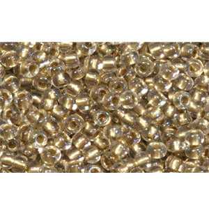 cc262 - Toho beads 11/0 inside colour crystal/gold lined (10g)