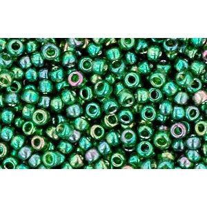 Buy cc322 - Toho beads 11/0 gold lustered emerald (10g)