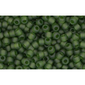 Buy cc940f - Toho beads 11/0 transparent frosted olivine (10g)