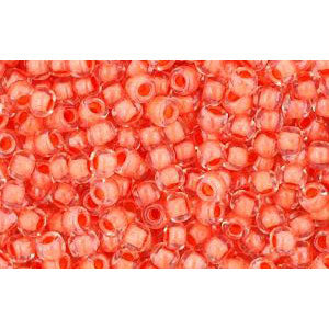 Buy cc963 - Toho beads 11/0 crystal/ apricot lined (10g)