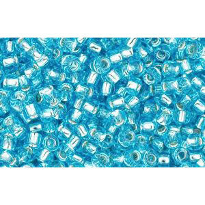 Buy cc23 - Toho beads 11/0 silver lined aquamarine (10g)