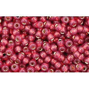 cc2113 - Toho beads 11/0 silver lined milky pomegranate (10g)