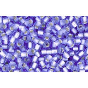 Buy cc33f - Toho beads 11/0 silver lined frosted light sapphire (10g)