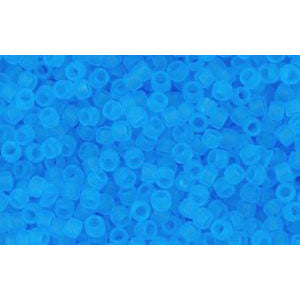 cc3bf - Toho beads 15/0 transparent frosted medium aquamarine (5g)