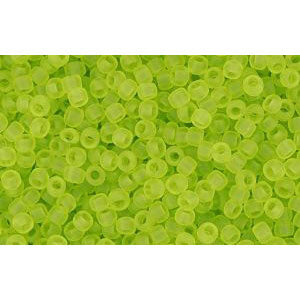 Buy cc4f - Toho beads 15/0 transparent frosted lime green (5g)
