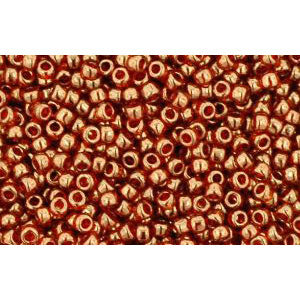 cc329 - Toho beads 15/0 gold lustered african sunset (5g)