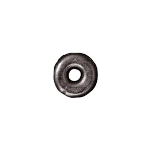 Heishi beads metal antique gunmetal plated 6mm (20)