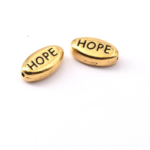 Bead Hope Metal Golden Quality 11x6mm (1)