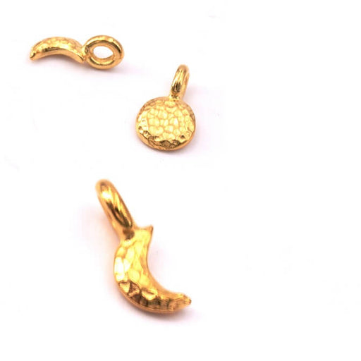 Buy Tiny Charm Crescent Moon Gold flash Quality 10x4mm (1)