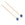 Beads wholesaler Headpins gold plated 4,4cm With Faceted bead 3.5mm Sodalite (2)