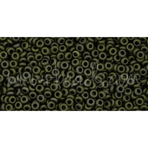 Buy cc617 - toho demi round 11/0 matte color dark olive (5g)