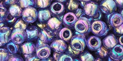 Buy cc166d - toho beads 6/0 transparent rainbow sugar plum (10g)