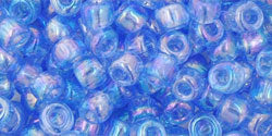 cc168 - toho beads 6/0 trans-rainbow light sapphire (10g)