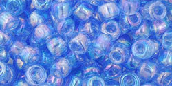 cc168 - toho beads 6/0 trans-rainbow light sapphire (10g)