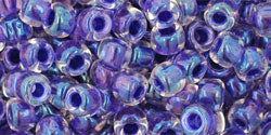 Buy cc181 - Toho beads 6/0 rainbow crystal/tanzanite lined (10g)
