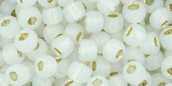 cc2100 - Toho beads 6/0 silver-lined milky white (10g)