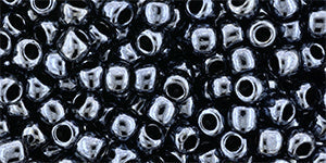 cc81 - Toho beads 6/0 metallic hematite (10g)