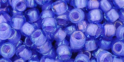 cc934 - Toho beads 6/0 light sapphire/opaque purple (10g)