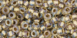 Buy cc262 - Toho beads 8/0 inside colour crystal/gold lined (10g)