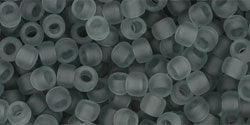 cc9f - Toho beads 8/0 transparent frosted light grey (10g)