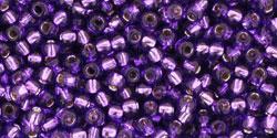 Buy cc2224 - Toho beads 11/0 silver lined purple (10g)