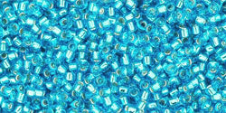 Buy cc23b - Toho beads 15/0 silver lined dark aquamarine (5g)
