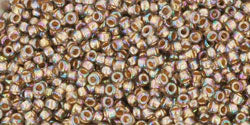 Buy cc999 - Toho beads 15/0 gold lined rainbow black diamond (5g)
