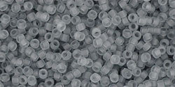 Buy cc9f - Toho beads 15/0 transparent frosted light gray (5g)