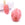 Beads wholesaler Strawberry Quartz Glass Oval Pendant 46x34mm - Hole: 1.2mm (1)