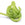 Beads Retail sales Donut rondelle glass bead green - 6x4mm - Hole: 1mm (1 strand-40cm)