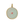 Beads wholesaler Round pendant in green enamel and rose flash gold 20x21mm (1)