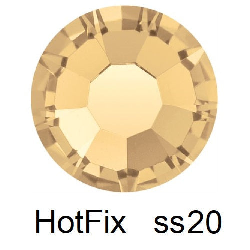 Buy Flatback Hotfix Preciosa Light Colorado Topaz - ss20-4.6mm (60)
