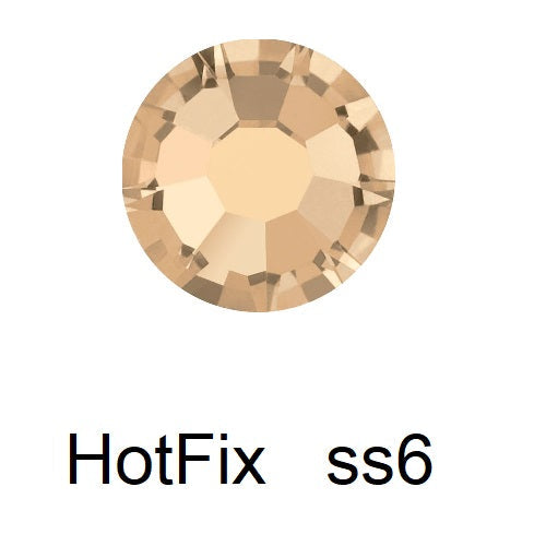 Buy Flatback Hotfix Preciosa Crystal Honey - ss6-2mm (80)