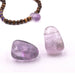 Pebble Pendant Amethyst 23-26x16-20x13-15mm - hole: 1mm (1)