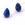 Beads wholesaler Drop Bead Pendant Lapis lazuli Faceted - 14x9mm - Hole: 0.8mm (1)