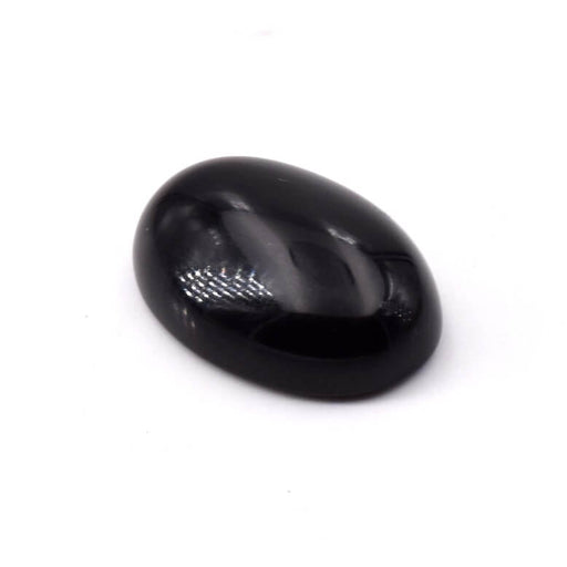 Buy Oval Cabochon Natural Black Agate - 18x13mm (1)