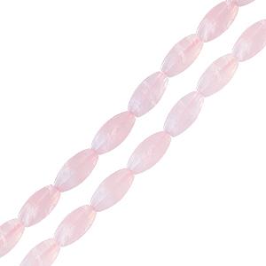 Buy Rose quartz rice beads 4x8mm strand (1)