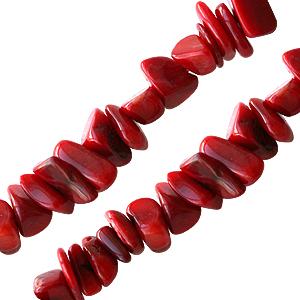 Buy Bamboo coral chips 6mm bead strand (1)
