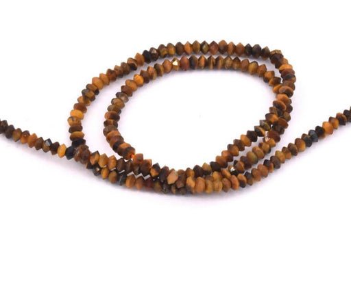 Beads Heishi chips tiger eye 2.5-3mm (1 Strand)