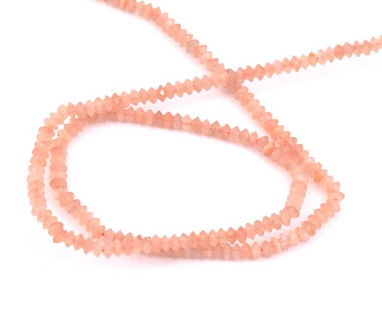 Beads Heishi chips Sandstone 3,5x2mm (1 strand)