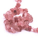 Strawberry Quartz Chips beads 10x14mm - hole: 0.8mm (1 strand 40cm)