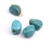 Turquoise Stabilized Nuggets Beads 12x16mm (4)