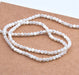 White Shell Round Beads 2mm - Hole: 0.5mm (1strand - 39cm)