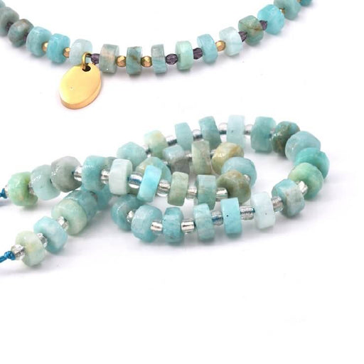 Buy Heishi Rondelle Beads Amazonite - 6x3mm (1 Strand-19cm)