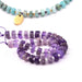 HeishiRondelle Beads Amethyst - 6x-3mm (1 Strand-18cm)