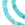 Beads wholesaler Jade faceted rondelle bead dyed Aqua blue 4x3mm (1 strand-35cm)
