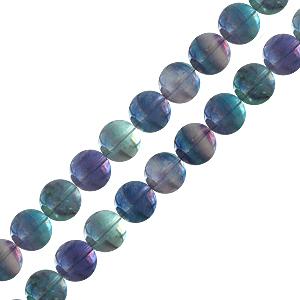 Buy Rainbow fluorite round beads 4mm strand (1)
