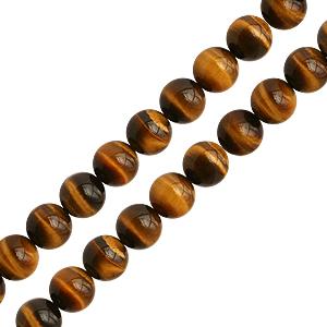 Buy Tigers eye quartz round beads 4mm strand (1)