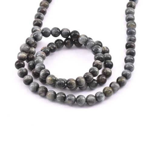 Buy Eagle Eye Quartz Round Beads 4mm - thread 39cm (1)
