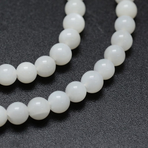 Moonstone Round Beads 4mm - Hole: 0.8mm - strand 39cm (1 strand)